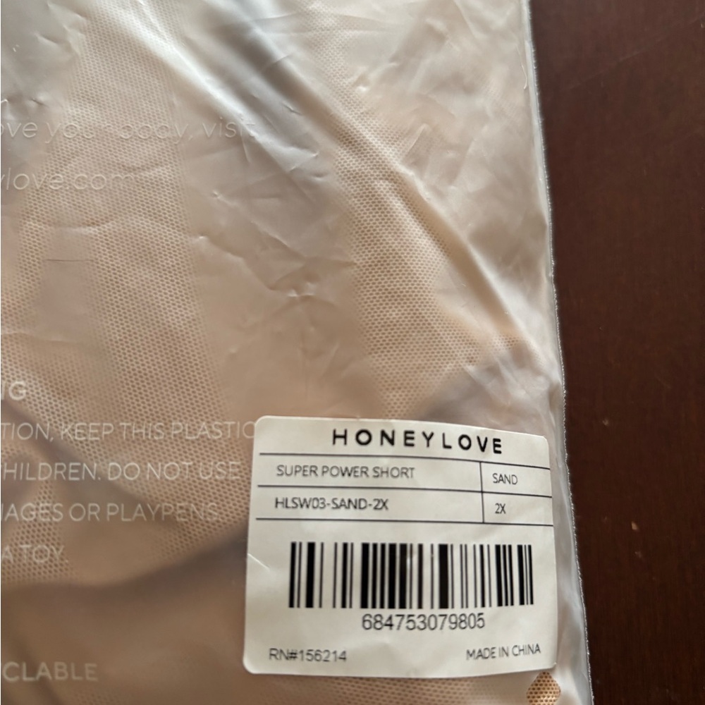 New Honeylove Superpower Shorts (2x) - Picture 3 of 3